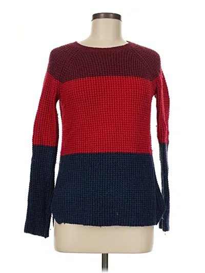 Pre-owned Marine Layer Pullover Sweater In Red