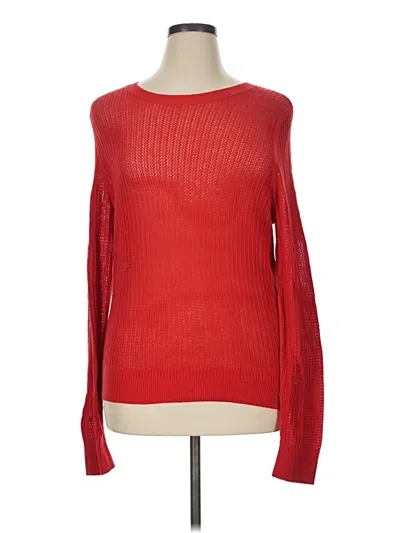 Pre-owned Marine Layer Pullover Sweater In Red