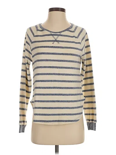 Pre-owned Marine Layer Pullover Sweater In Tan