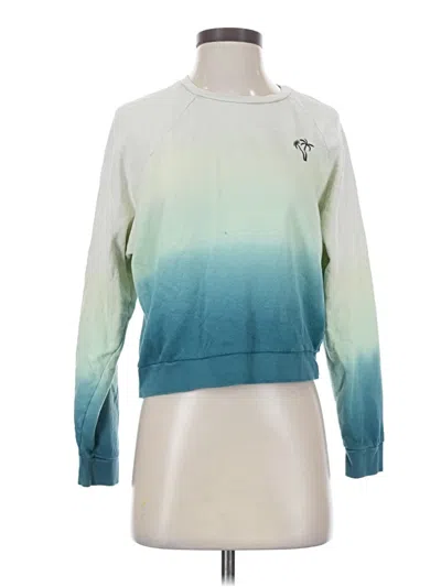 Pre-owned Marine Layer Pullover Sweater In Teal