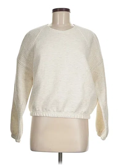 Pre-owned Marine Layer Pullover Sweater In White