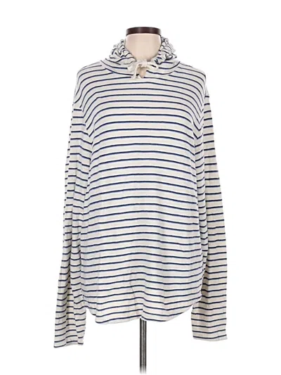 Pre-owned Marine Layer Pullover Sweater In White