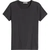 Marine Layer Re-spun Signature Crewneck T-shirt In Black