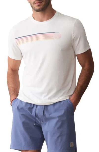 Marine Layer Recycled Sport Graphic T-shirt In White