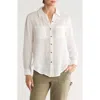 Marine Layer Reese Cotton Button-up Shirt In White