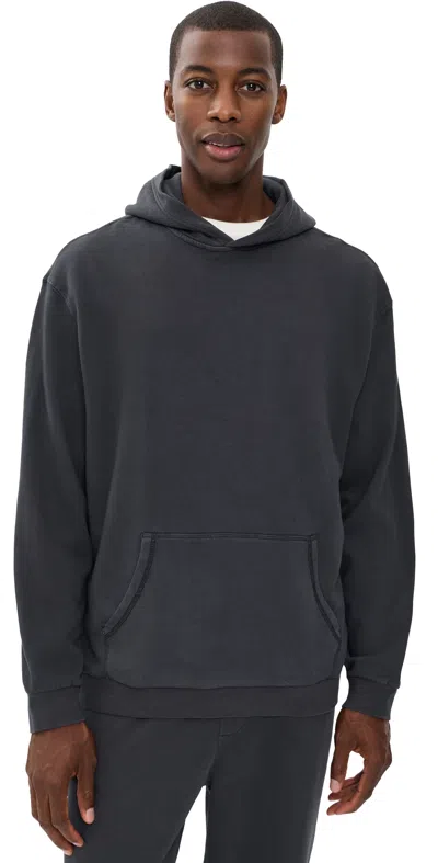 Marine Layer Relaxed Cloud 9 Fleece Hoodie Black