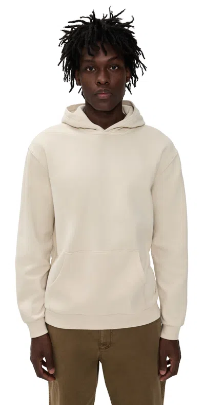 Marine Layer Relaxed Cloud 9 Fleece Hoodie Whitecap In Neutral