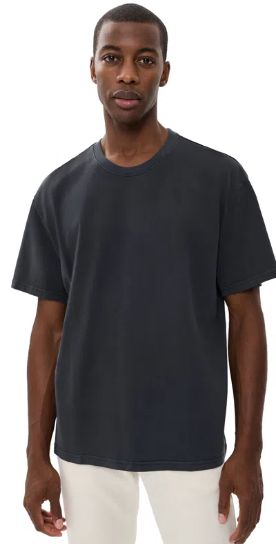 Marine Layer Relaxed Cloud 9 Sueded Jersey Tee Black