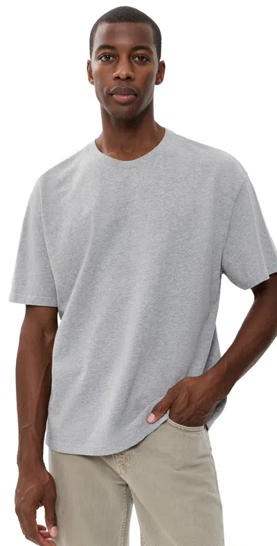 Marine Layer Relaxed Cloud 9 Sueded Jersey Tee Heather Grey