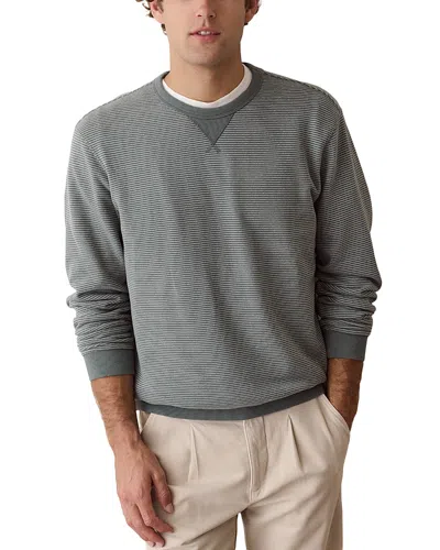 Marine Layer Relaxed Cloud 9 Terry Crewneck Sweatshirts In Gray
