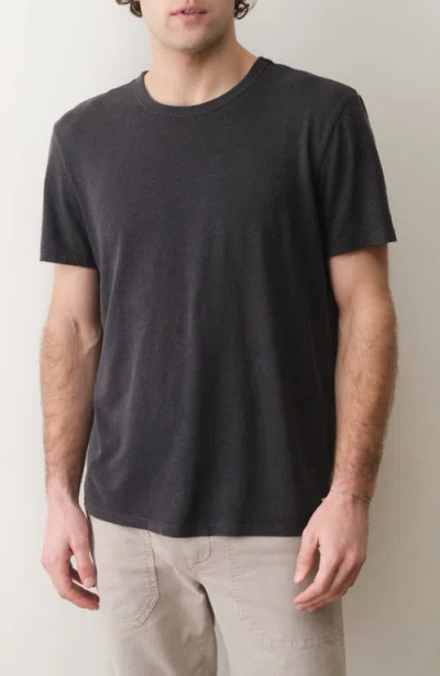 Marine Layer Relaxed Hemp Cotton Shorts In Black