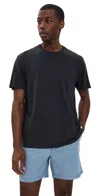 Marine Layer Relaxed Hemp Cotton Tee Faded Black