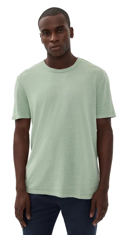 Marine Layer Relaxed Hemp Cotton Tee Iceberg Green