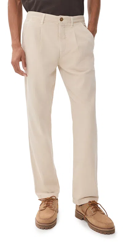 Marine Layer Relaxed Pleated 32 Pants Stone