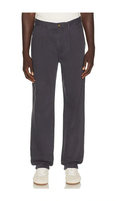 Marine Layer Relaxed Pleated Pant In India Ink