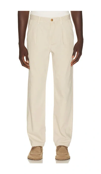 Marine Layer Relaxed Pleated Pant In Stone