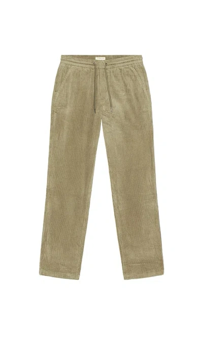 Marine Layer Relaxed Saturday Corduroy Pant In Green