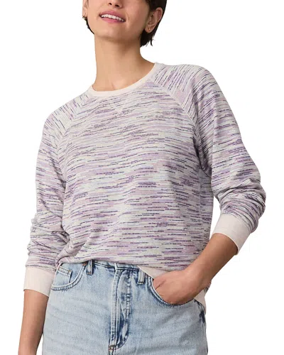 MARINE LAYER REVERSIBLE RAGLAN SLEEVE SWEATER