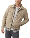 Marine Layer Reynolds Dry Wax Trucker Jacket In Neutral