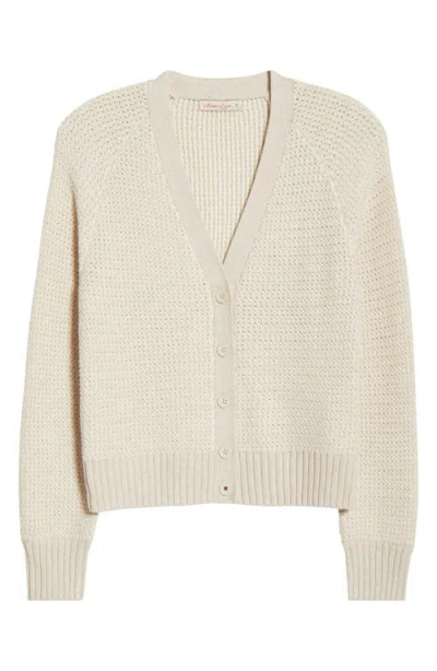 Marine Layer Robin Cotton & Marino Wool Blend Cardigan In Neutral