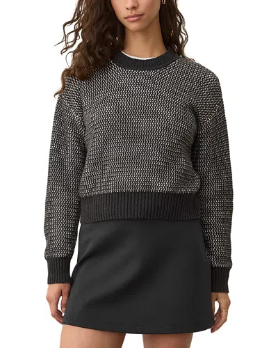 MARINE LAYER ROBIN TEXTURED CREWNECK SWEATER