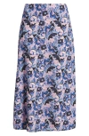 Marine Layer Ryan Slip Skirt In Floral Print