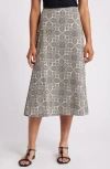 Marine Layer Ryan Slip Skirt In Mandala