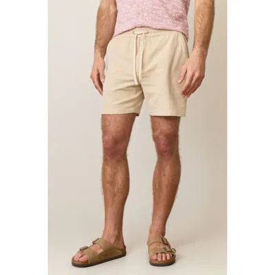 MARINE LAYER MARINE LAYER SATURDAY 6-INCH DRAWSTRING BEACH SHORTS