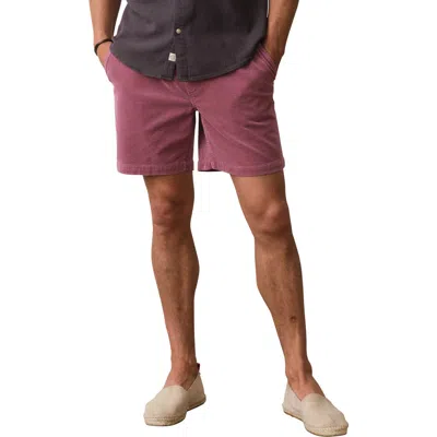 Marine Layer Saturday 6-inch Corduroy Drawstring Shorts In Brown