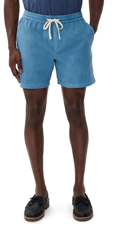 Marine Layer Saturday Beach Shorts 6 Cornflower Blue