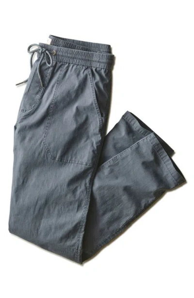 Marine Layer Saturday Camp Straight Leg Pants In Gray