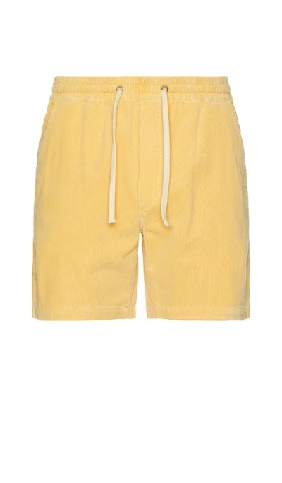 Marine Layer Saturday Corduroy Short 6 In Brown