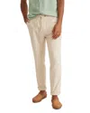 Marine Layer Saturday Cotton Stretch Standard Fit Beach Pants In Fog