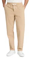 MARINE LAYER SATURDAY DRAWSTRING ATHLETIC FIT PANTS FADED KHAKI