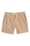 MARINE LAYER MARINE LAYER SATURDAY ELASTIC WAIST CANVAS SHORTS