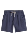 MARINE LAYER SATURDAY ELASTIC WAIST CANVAS SHORTS