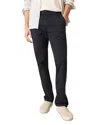 Marine Layer Saturday Slim Straight Fit Twill Chino Pants In Wash Black