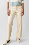 Marine Layer Saturday Straight Leg Pants In Papyrus