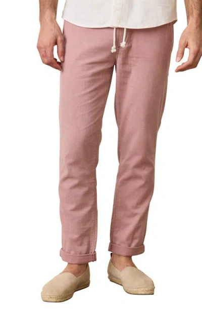 Marine Layer Saturday Stretch Beach Pants In Pink