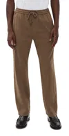 Marine Layer Saturday Twill Relaxed Fit Pants 32 Brown In Brown