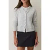 Marine Layer Sausalito Merino Wool Blend Cardigan In Gray