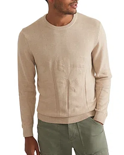 Marine Layer Scenic Crewneck Sweater In Oatmeal