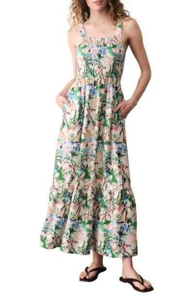 Marine Layer Selene Floral Maxi Dress In Multi