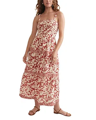 Marine Layer Selene Maxi Dress In Auburn