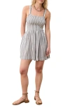 Marine Layer Selene Smocked Romper In Gray