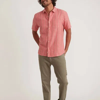 Marine Layer Selvage Shirt In Pink