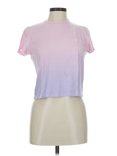 Pre-owned Marine Layer Short Sleeve T-shirt In Pink