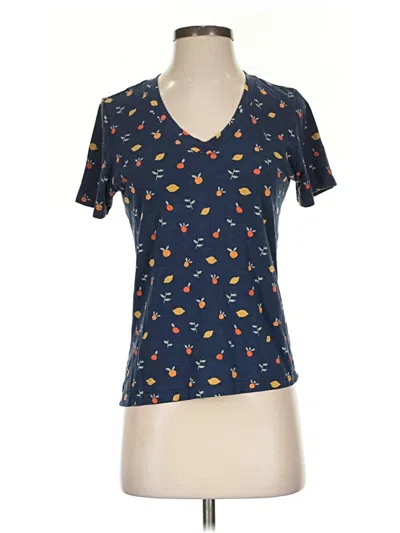 Pre-owned Marine Layer Short Sleeve T-shirt In Blue