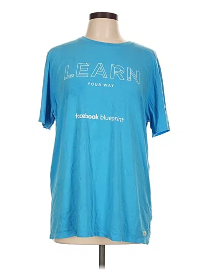 Pre-owned Marine Layer Short Sleeve T-shirt In Blue