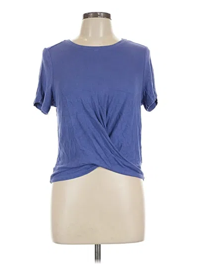 Pre-owned Marine Layer Short Sleeve T-shirt In Blue